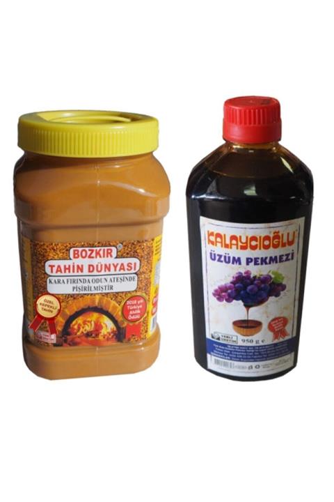 Kalaycıoğlu Bozkır Tahin Dünyası Çifte Kavrulmuş 935 gr Tahin 1 kg Pekmez