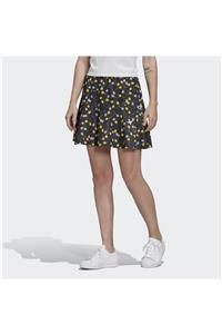 adidas Kadın Siyah Allover Print Skirt Etek