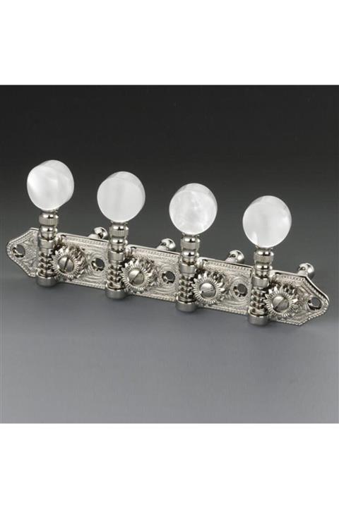 Schaller Mgo2 4+4 Nickel Mandolin Ve Bağlama Akort Burgusu