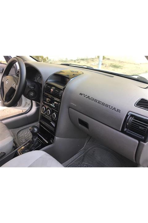 VAGSESSUAR Opel Astra G (1998-2004) Parlak Siyah Konsol Kaplama Otomatik Vites (piano Black)