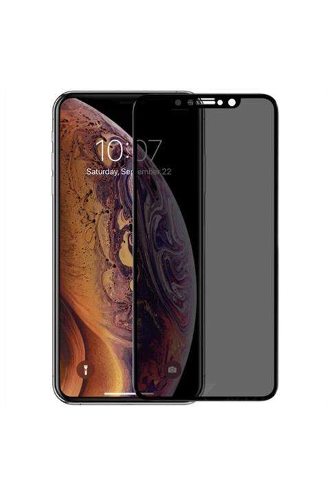 Tria Iphone 12promax Uyumlu Tam Kaplayan Gizlilik Filtreli Privacy Görünmez Hayalet Ekran Koruyucu Cam