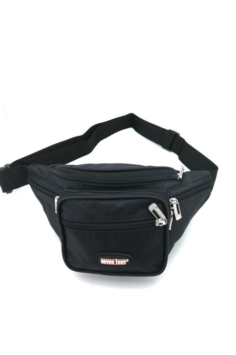 SEVENTEEN Seven Teen Erkek Bel Çantası Siyah 3432