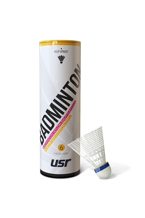 USR Flow 200 Plastik Badminton Topu Beyaz