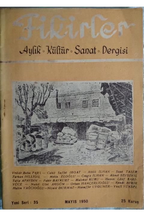 Halkevleri Yayınları Fikirler - Aylık Dergi (no 35, Yıl 1950)