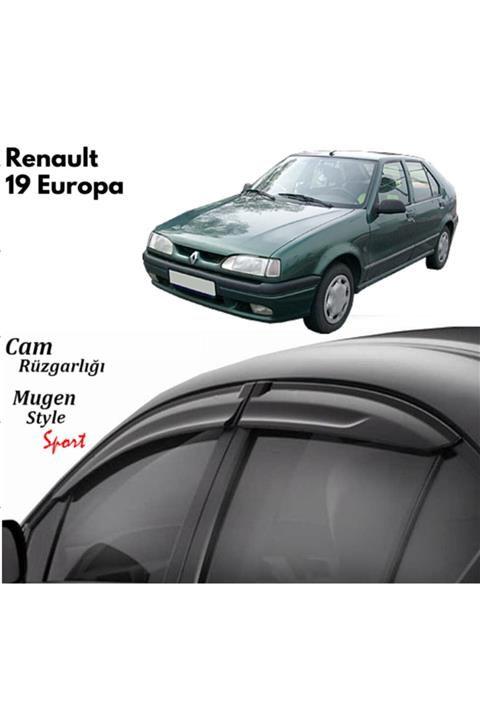 Mugen Renault 19 4lü Mugen Cam Rüzgarlığı