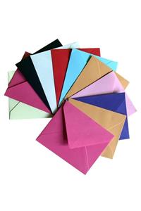 Tek Çatı Renkli Küçük Oyun Minik Renkli Doğum Günü Zarf 7x9 cm 500 Adet