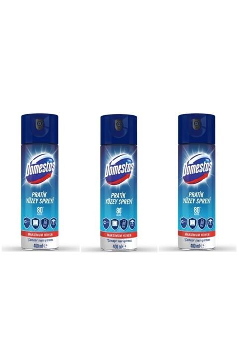 Domestos Pratik Yüzey Spreyi Dezenfektan 200 ml 3 Adet
