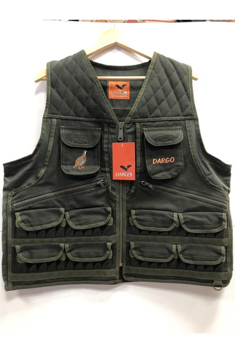 Dargo Avcı Yeleği Xl Beden Haki Renk