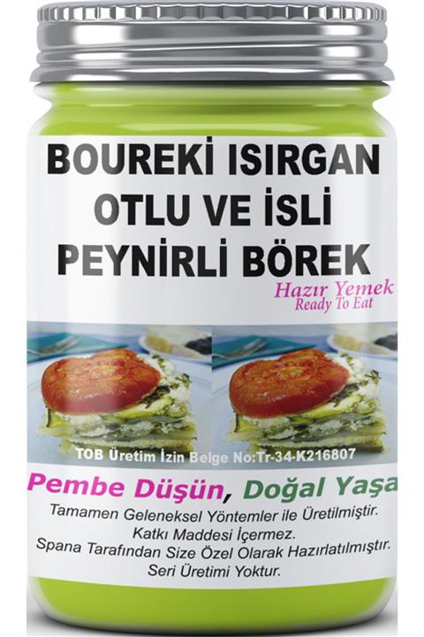 SPANA Boureki Isırgan Otlu Ve Isli Peynirli Börek Ev Yapımı Katkısız 650gr