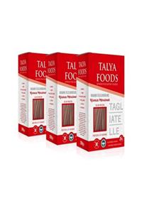 TALYA FOODS Talya Organik Filizlendirilmiş Kırmızı Mercimek Taglıatelle 3'lü Fırsat Paketi