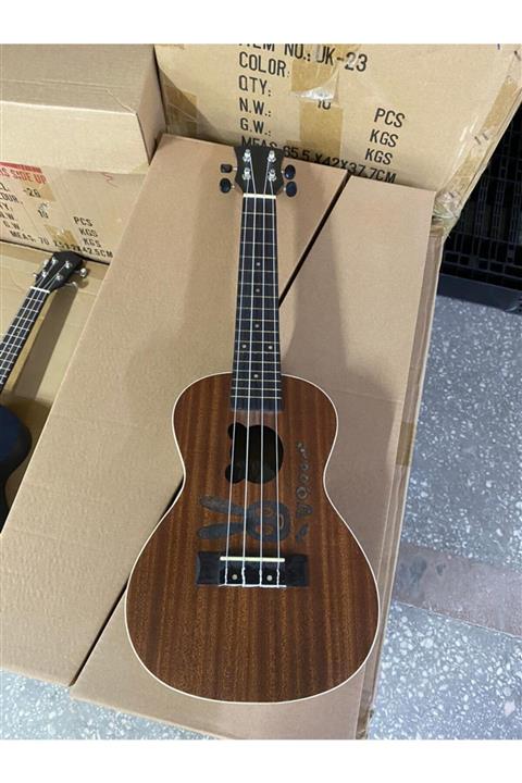 Happy Rabbit Maun Ağacı Concert Boy Rabbit Model Kaliteli Ukulele