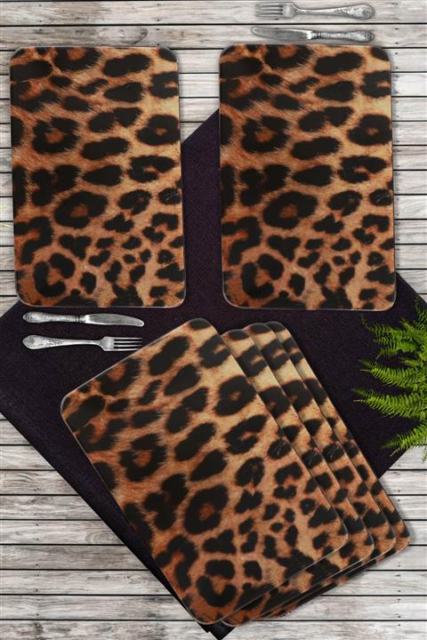 Keramika Leopar Siera Kayık Tabak 31 cm 6 Adet