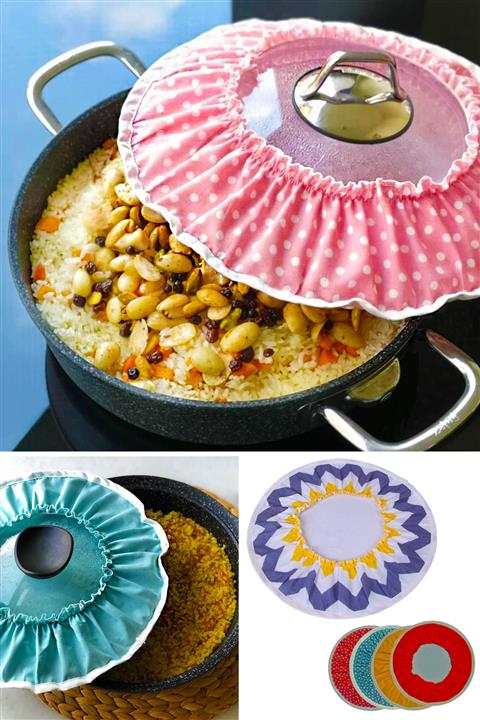 Helen's Home Pratik Tencere Kapağı Pilav Demleme Örtüsü