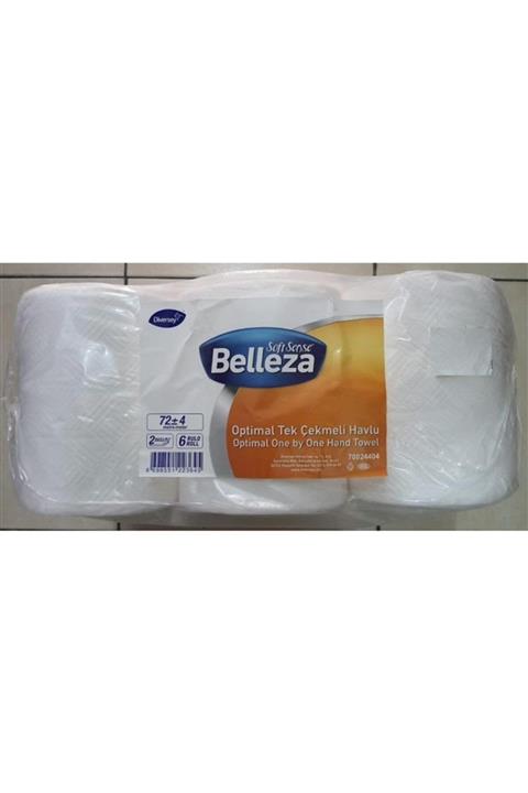 BELLEZA Optimal Içten Çekme Havlu 19,6 Cm Kolı 6 Lı *72 M