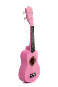 Cadenza Cf-21 Soprano Ukulele + Kılıf + Pena Mat Pembe