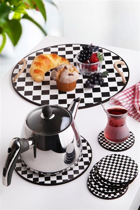 Manor 8 Parça Bardak Altlığı Nihale Set Damla