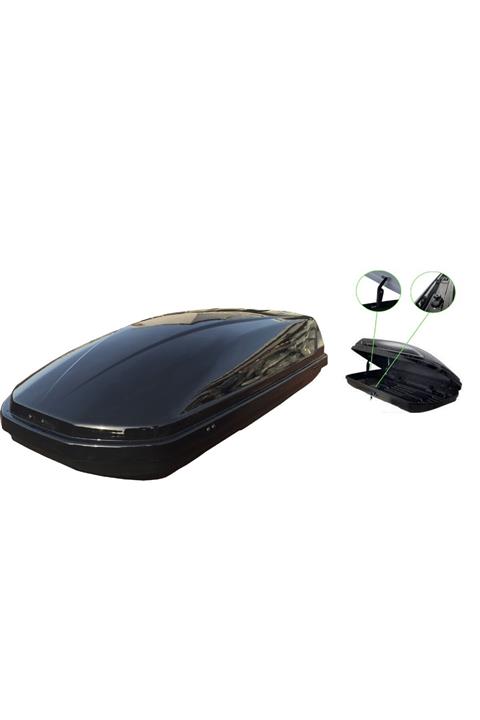 VAVKA 2003 Model Hyundai Getz Için Siyah Renk Tavan Araç Üstü Port Bagajı - 420lt.