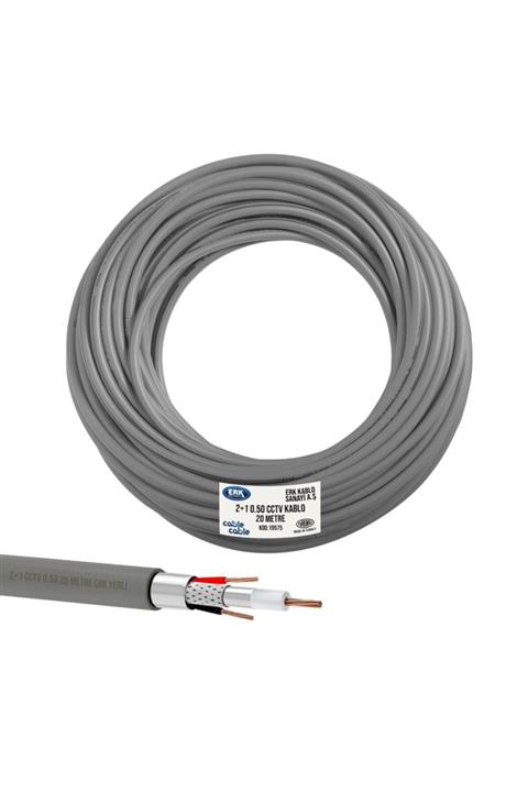 CABLEMASTER Kamera Kablosu 2 1 Cctv 0.50 20mt Erk Yerli