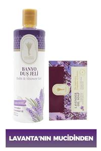 Dr. Lavender Lavanta Ve Zeytin Yağ Özlü Bitkisel Sabun 100 Gr. + 400 Ml Lavander Oil Shower Gel