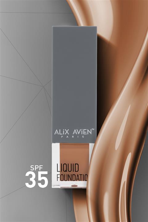 Alix Avien Likit Fondöten Spf 35 Liquid Foundation 204