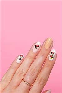 Flash Tattoos® Minnie Tırnak Dövmesi - Tırnak Tattoo - Nail Art - Tırnak Sticker