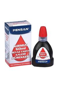 Pensan Yayınları Pensan Tahta Kalem Mürekkebi Kırmızı 60 ml