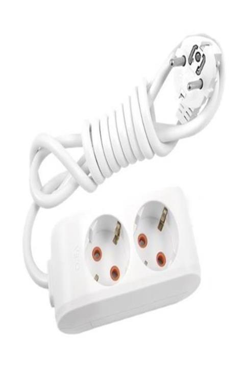 VİKO Multi-led 2'li Priz Top. Kablolu Ç. K. 1mt