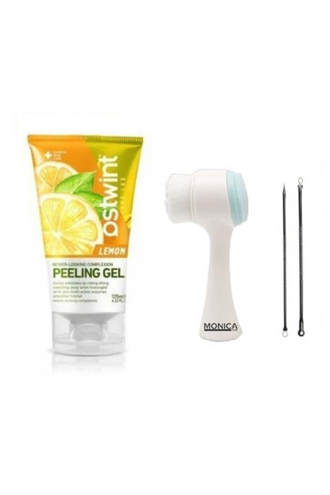 Firsat Ayi Cilt Temizleme Fırçası + Ostwint Lemon Peeling + 2li Kome