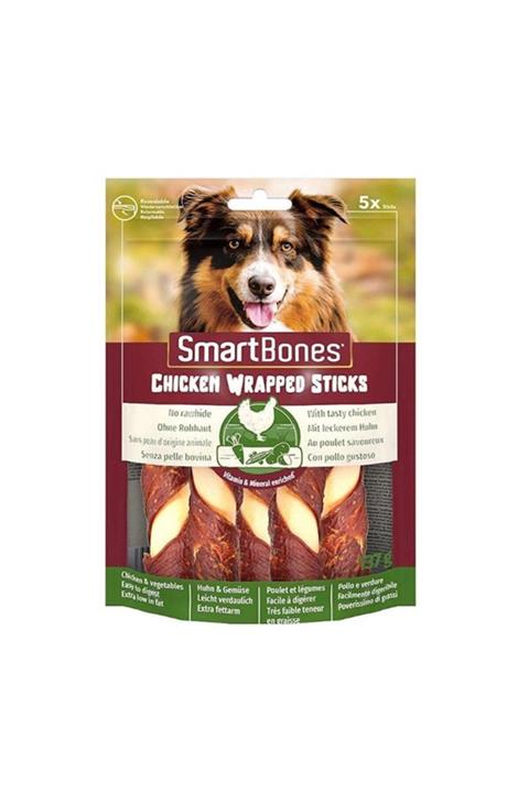 SmartBones Tavuk Sargılı Stick Köpek Ödülü Medium 5 Adet 137 Gr