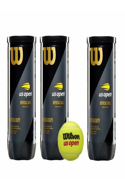 Wilson Us Open 3 Kutu Tenis Topu Vakum Ambalajda