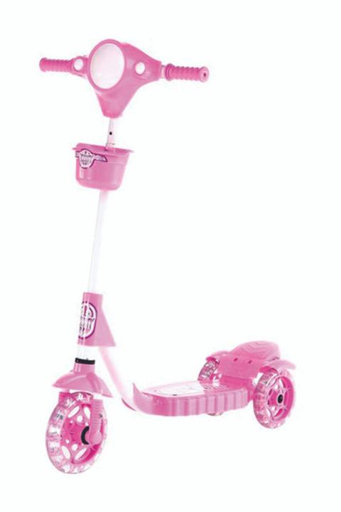 Xscooty Üç Tekerlekli Frenli Scooter Pembe