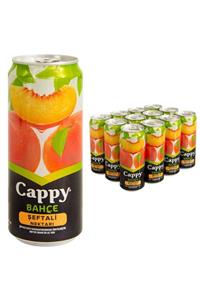 Cappy Meyve Suyu Şeftali Teneke Kutu 330 Ml 12'li Paket