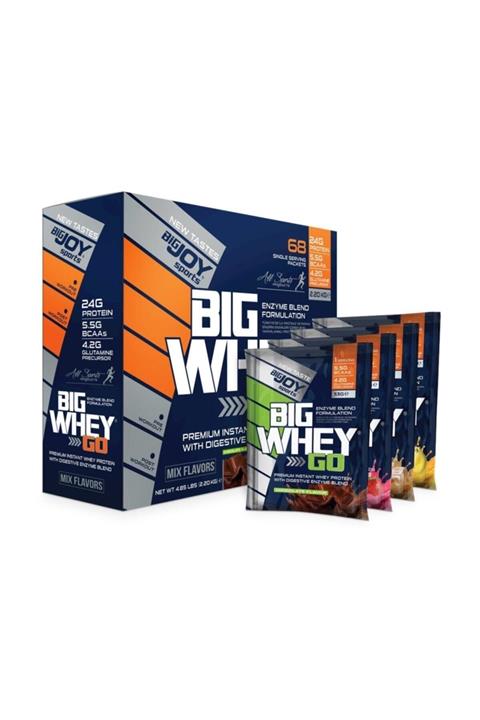 Bigjoy Sports Big Whey Whey 2200 gr 68 Saşe Mix Flavours