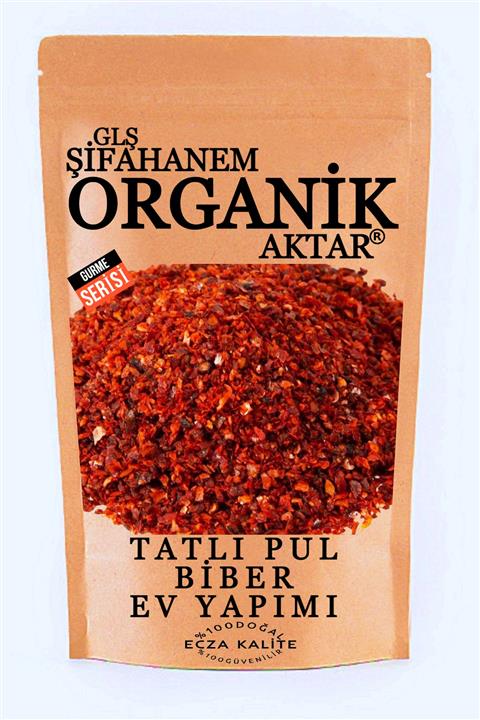 GLŞ ŞİFAHANEM ORGANİK AKTAR Hatay Samandağ Saf Tatlı Pul Biber 500 gr