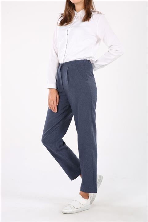 ALLDAY Lacivert Boru Paça Cepli Pantolon