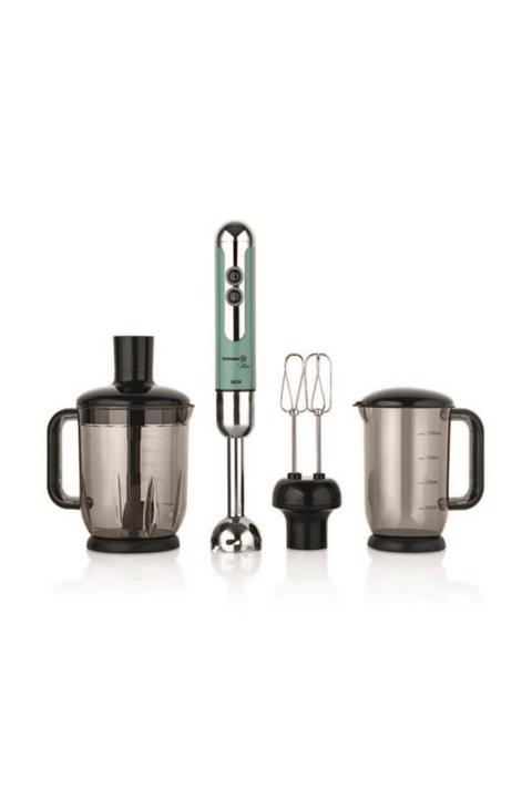 KORKMAZ Mia Mega Turkuaz/krom Blender Set A447-11