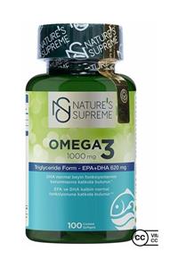 Nature's Supreme Omega 3 1000 Mg 100 Kapsül