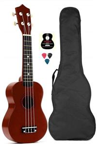 Midex Ukx-901sb Brown Soprano Ukulele (METOD ÇANTA PENA)