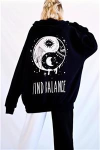 trendypassion Ying-yang Kapüşonlu Sweatshirt