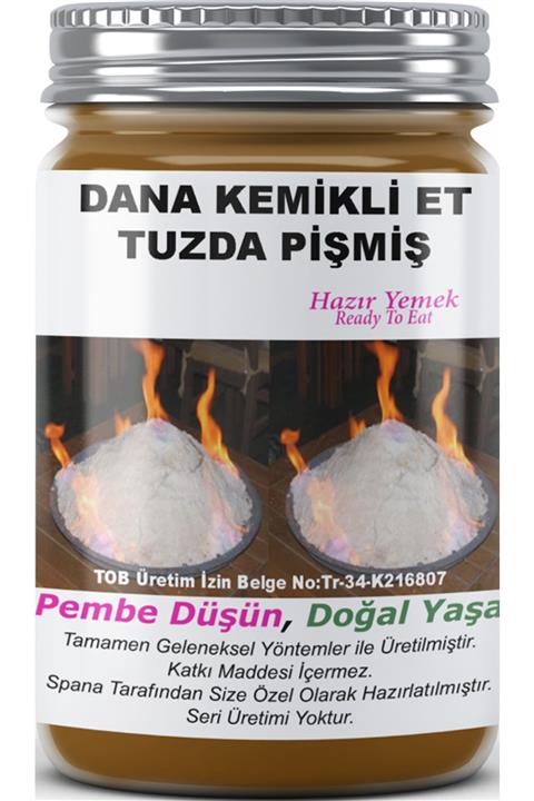 SPANA Dana Incik Kemikli Tuzda Pişmiş Ev Yapımı Katkısız 330gr