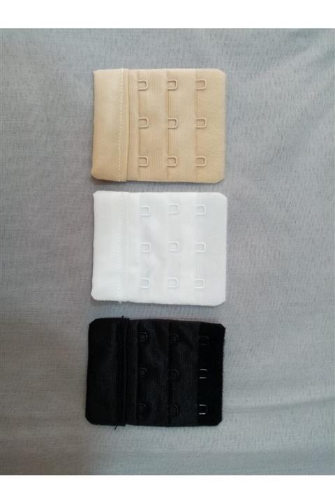 Turuncu Tuhafiye 3'lü Sütyen Uzatma Agrafları Set