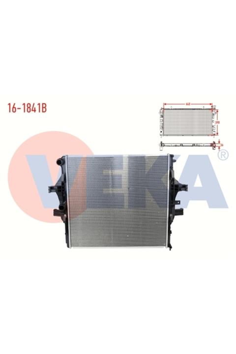 ÖZGÜÇYEDEK Su Radyatoru Brazıng Iveco Daıly V 3.0 D M-t Ac+/- 2011-2014