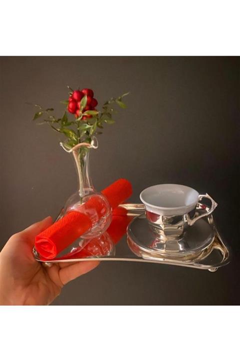 CS Home Design 12'li Üfleme Cam Peçetelik