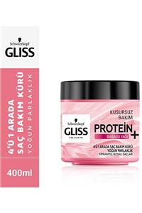 Gliss Marka: Protein + Babasu Yağı Yoğun Parlaklık Bakım Kürü 400 ml