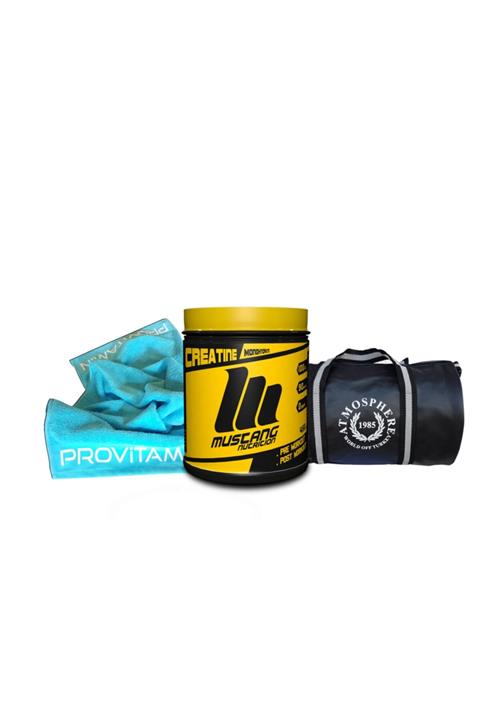 Mustang Nutrition Creatine 450 gr Antrenman Çanta Havlu
