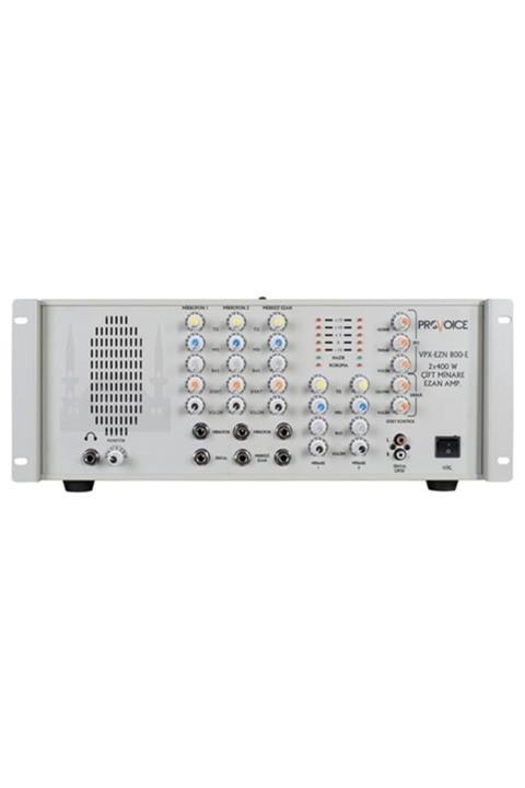 Provoice Vpx-ezn-800e 2x400 Watt Efektli Ezan Mikser Amplifikatörü