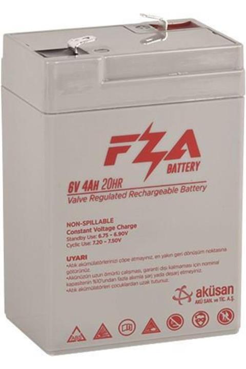 Feza 6 Volt 4 Amper Akü 6v 4amper Işıldak Aküsü