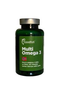 Goodfish Multi Omega 3, 120 Kapsül, E D3 Ve A Vitamini (T.E.T.T: 19.03.2022)