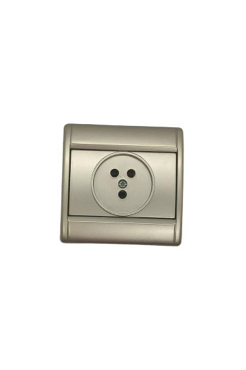 DMR Metalik Gri Telefon Prizi