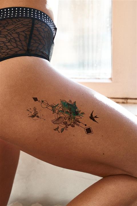 TAKIŞTIR Geçici Kuş Dövme Tattoo